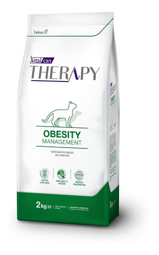 Therapy Feline Obesity  2kg. Despacho Regiones** Tm