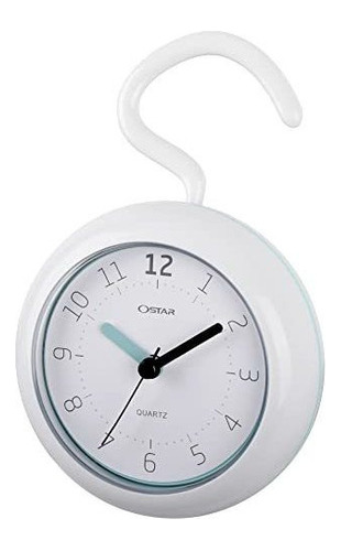 Reloj De Ducha De Baño Impermeable Ostar, Reloj De Cuarzo A
