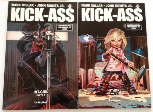 Comic De Autor: Kick-ass - Hit-girl. 2 Tomos, Completa. Editorial Unlimited