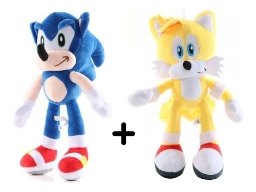 Pack Peluches Sonic + Tails - Envío Gratis 