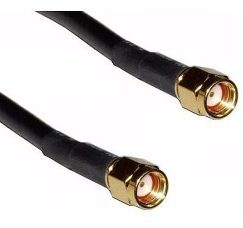 Pigtail Cable Rg58 Baja Perd De 1 Mt. Sma-rp Macho/rp-macho
