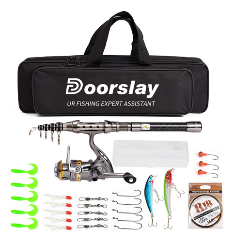 Kit De Cañas De Pescar, Accesorios De Pesca, Bolsa, Equipo