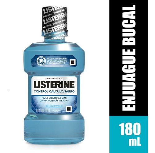 Enjuague bucal Listerine control calculo 180mL