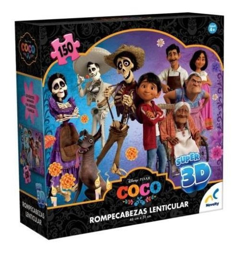 Coco Rompecabezas Lenticular 3d