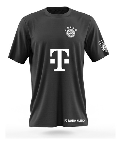 Polera Dryfit Negra Futbol Club Bayern Múnich 2023