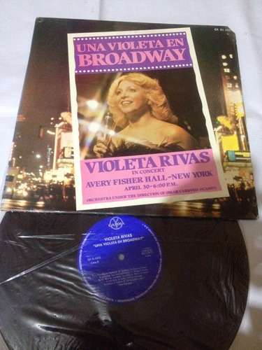 Violeta Rivas Una Violeta En Broadway Disco De Vinil Origina