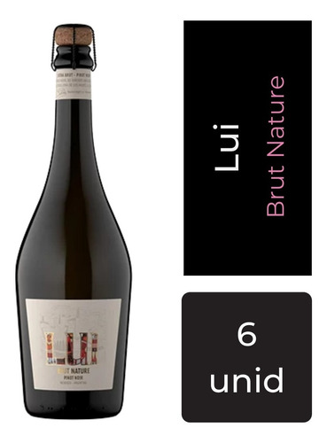 Espumante Lui Brut Nature 750 Ml Caja X 6 Unidades Mp Drinks