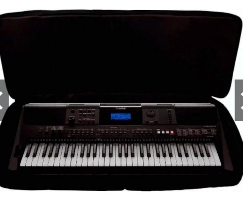Capa De Teclado Mxt 5/8 Luxo Casio Yamaha Roland Cor Preto