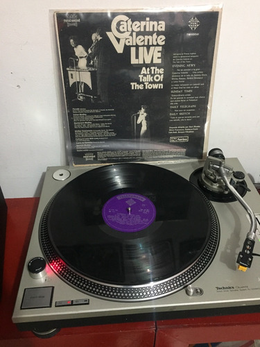 Caternia Valente - Live At The Talk Of Town - Vinyl 12 Lp (Usado)