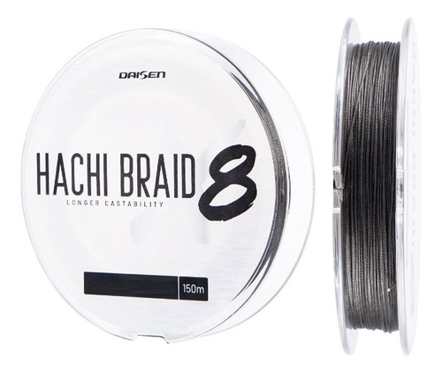 Linha Multifilamento Daisen Hachi Braid 8x 1.2 0,15mm C/150m