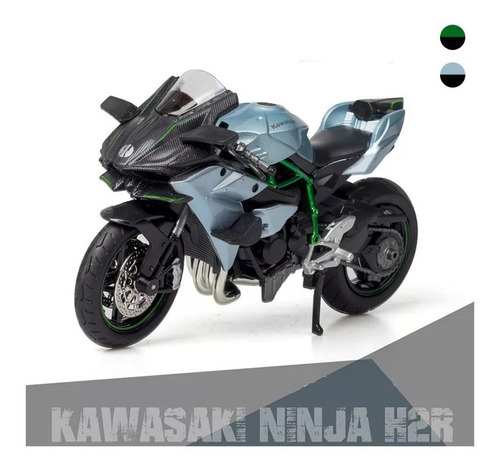 Lámpara De Coche Kawasaki Ninjah2r Mini De Metal Ysonido 1:1