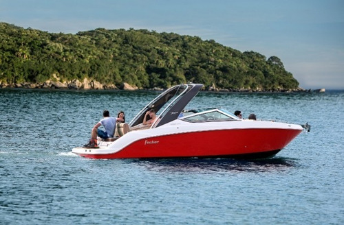 Imagem 1 de 12 de Lancha Focker 255 Gto Motor Mercruiser 4.5 250hp Encalhe