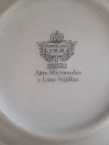 Plato Tsuji Porcelana Para Taza De Cafe