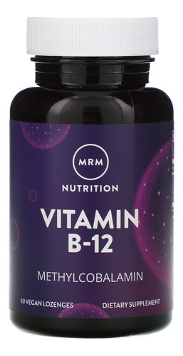 Vitamina B12 Vegana 2000mcg 60 Tabletes Metilcobalamina