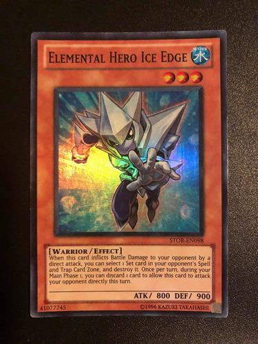 Yugioh! Elemental Hero Ice Edge Stor-en098