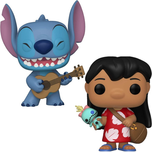 Funko Pop Disney * Stitch   & Lilo With Scrump