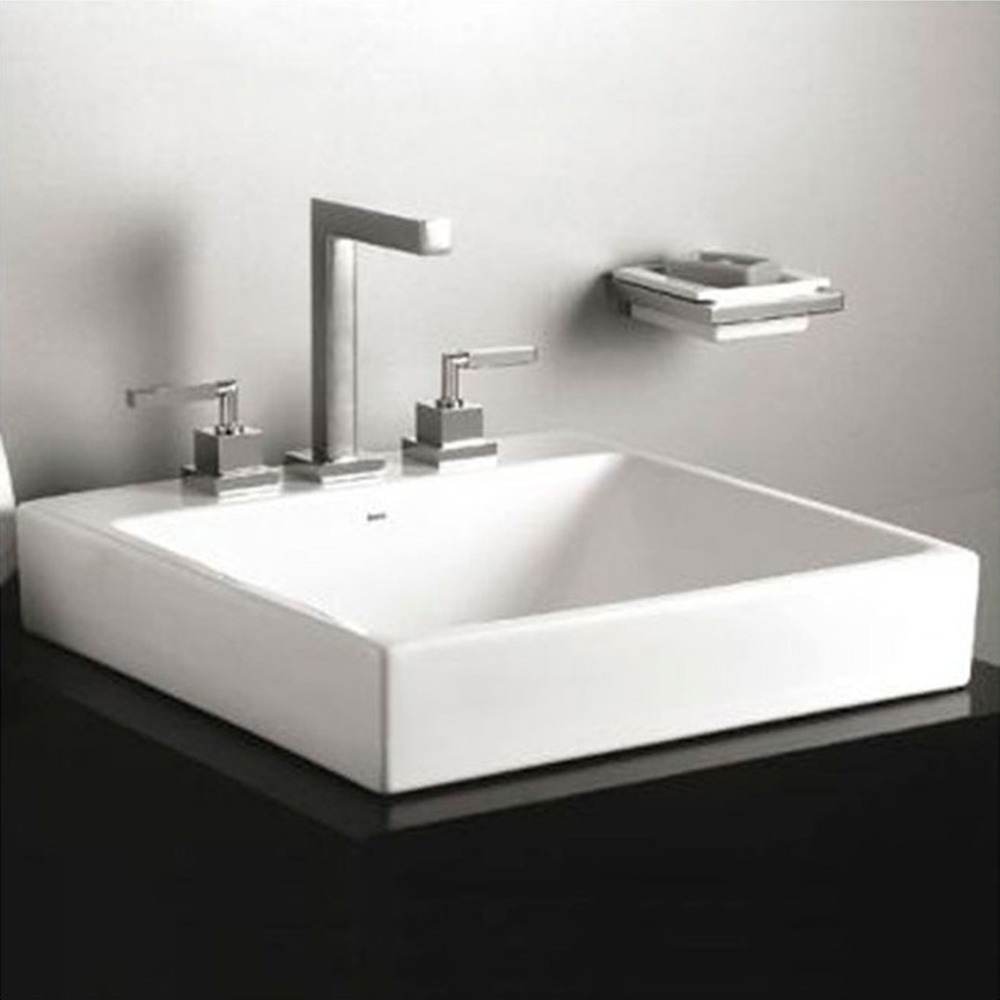 Bacha Baño Encastre Deca L 98 3 Agujeros Mesada Envio Gratis