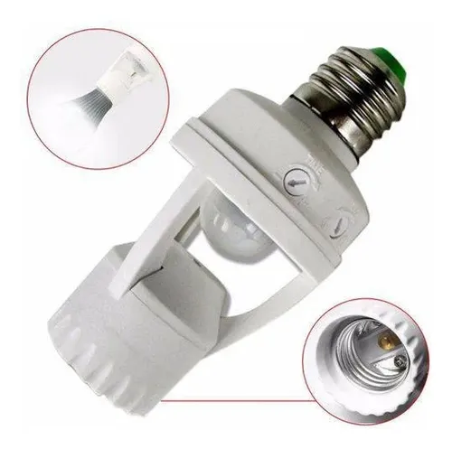 comprar Sensor De Presença Com Fotocélula Soquete Lâmpada Bocal E27