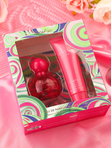 Perfume Para Mujer Aromático 50ml Con Loción Para Uso Diario