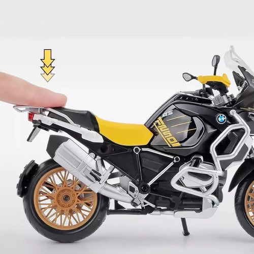 Modelo Amarillo De Motocicleta De Aleación Bmw R1250 1:12