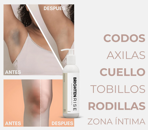 Jabón Líquido Despigmentante - Zonas Intimas, Codos, Axilas