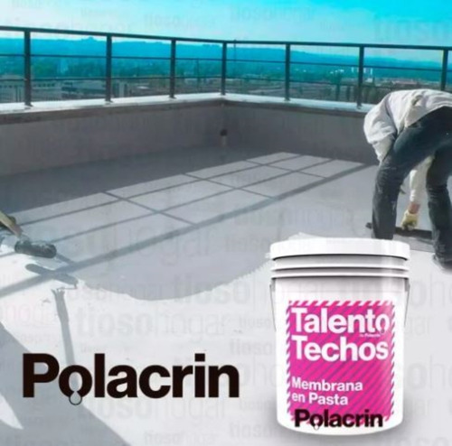 Imagen 5 de 10 de Membrana Polacrin Impermeabilizante 20lts Alto Transito