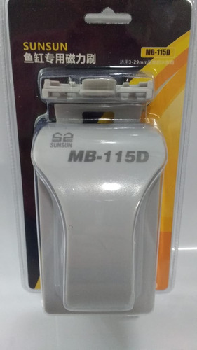 Limpador Magnético Vidro 15 29mm C/ Raspador Mb-115d Sunsun