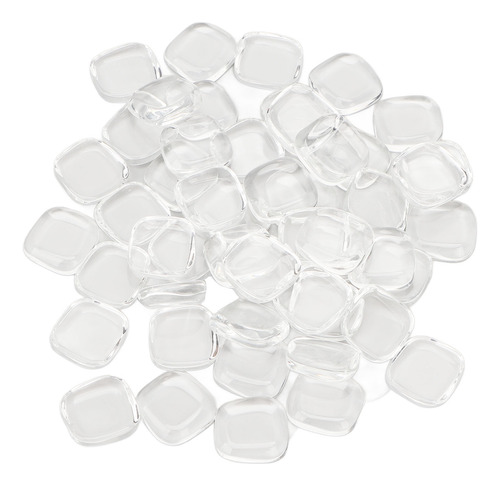 Tarjeta De Color Para Uñas, 50 Unidades, Vidrio Transparente