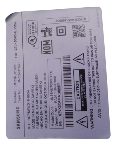 Modulo Wifi Tv Samsung Un55nu7090f / Wdn221m (Usado)