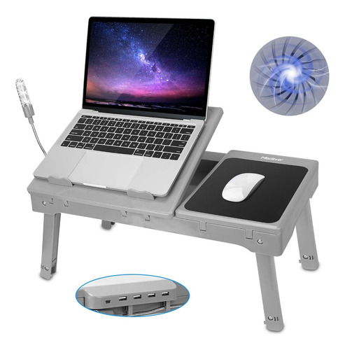 Soporte De Regazo Ajustable Computadora, Mesa De Cama, ...