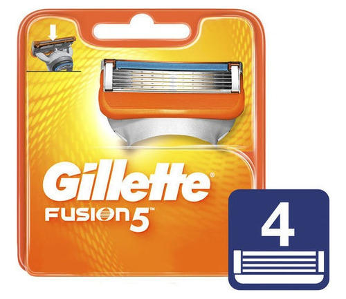 Gillette Repuestos Para Afeitar Fusion 5 / 4 Unidades