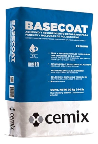 Basecoat Gris Cemix 20 Kg