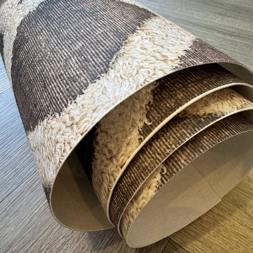 Alfombra Carpeta Plana 150x200 Estampado Yute Rombos Ancho 150 Cm Color Marrón Y Natural Largo 200 Cm