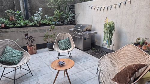 Depto 2d+2b Piso 1 -con Patio- A Pasos De Plaza Ñuñoa