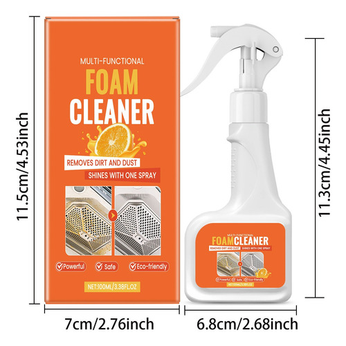 Limpiador De Manchas De Espuma Multifuncional De 100 Ml Para