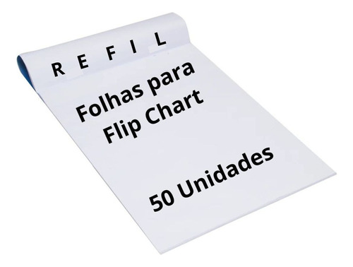 Refil Folha P/ Cavalete Flip Chart Reunião