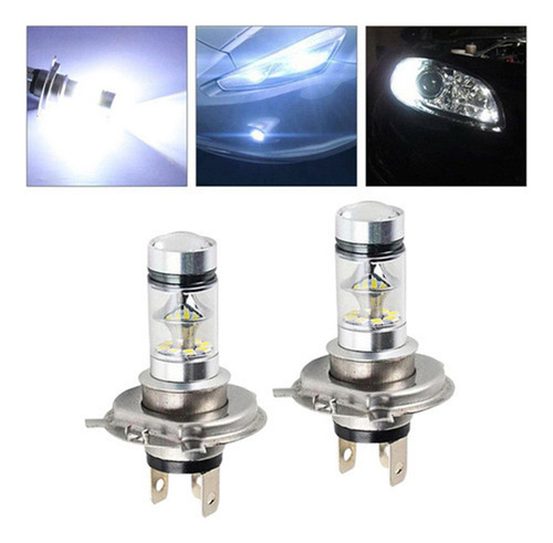 2 Unidades De Bombillas Led For Faros De Coche De 2000 Lm