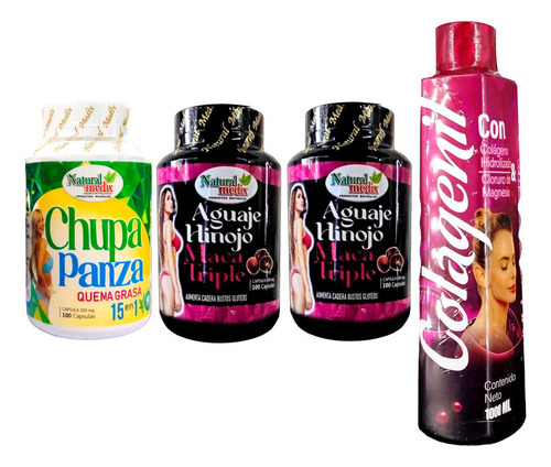 Chupa Panza + Aguaje Hinojo X2 + Colagenit