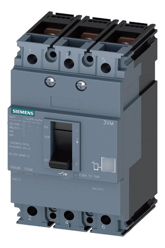 Disjuntor Cx Moldada 440-630a 3vm1463-4ee32-0aa0 Siemens (i)