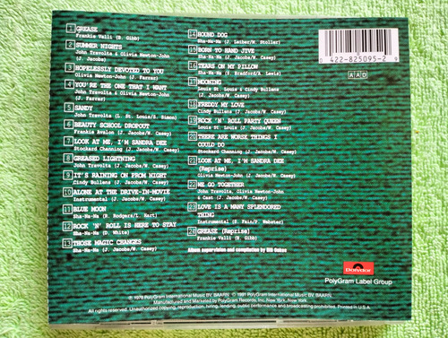 Eam Cd Grease 1978 Olivia Newton John Travolta Bee Gees Gibb