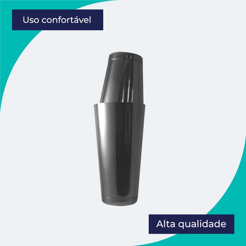 Coqueteleira Inox Open Bar para Drinks 436ml - Ruvolo