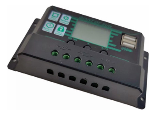 Controlador De Carga Solar Usb Control Pwm Regulador 12v 24v