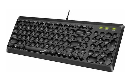 Teclado Multimedia Genius Slimstar Q200 Negro En Español