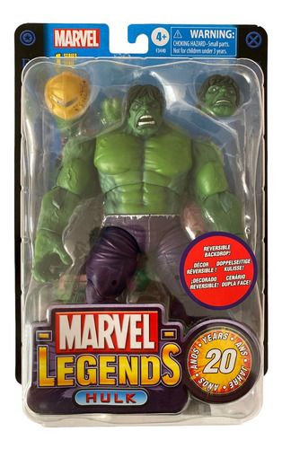 Hulk Marvel Legends 20 Years Figura 8 Pulgadas Series 1 2022 (Usado)
