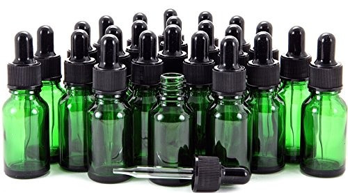 Vivaplex, 24, Verde, Botellas De Vidrio De 15 Ml (1/2 Oz), C