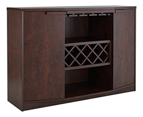 Iohomes Annadel Wine Cabinet Buffet, Nogal Vintage