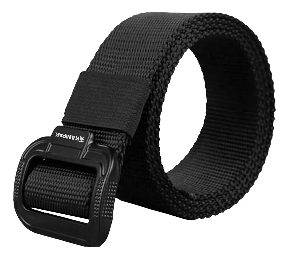 Cinturón Táctico Kampak Kw384 Hebilla De Seguridad Reforzado Negro Unitalla