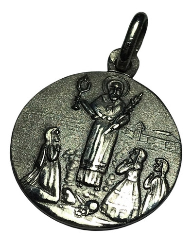 Medalla De Plata 925  San Ramon Nonato 20 Mm. De Diametro