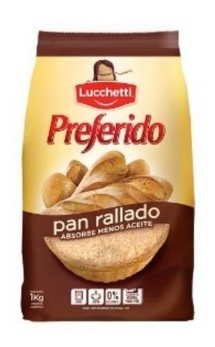 Pan Rallado Preferido 1 Kilo X 5 Unidades