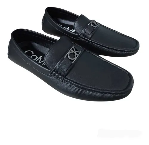 Mocasines Cmmorisi c Calvin Klein Original Negro De Hombre Env o